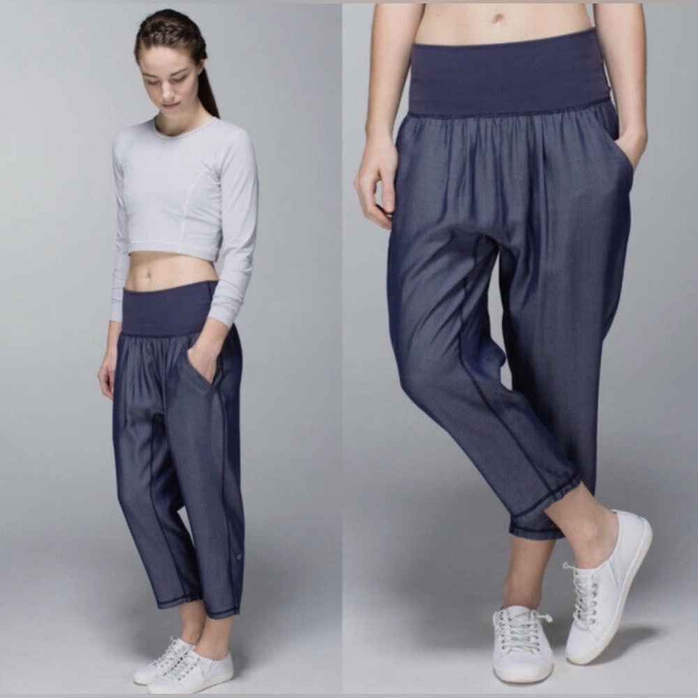 Lululemon Athletica Blue Relaxed Pants
